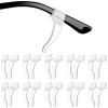ARTIBETTER 20 Pairs Transparent Silicone Eyeglass Ear Hooks - Non-Slip Ear Grips for Sunglasses, Sports, and Everyday Use view 1