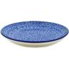 Polmedia Polish Pottery Dinner Plate - Choppy Waters Pattern Handmade in Boleslawiec Poland by Ceramika Artystyczna + Certificate of Authenticity view 2