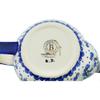 Polmedia Polish Pottery Tea Pot with Sifter UNIKAT - Stormy Vines Pattern Handmade in Boleslawiec Poland by Ceramika Bona + Certificate of Authenticity view 4