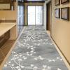 GRAPKS Runners Rug for Hallway Non-Slip, Modern Grey Carpet Corridor Kitchen Doorway Carpet Runner Mat Washable Bedroom Area Rug 60cm/70cm/80cm/100cm Wide (Size : 2.3 ft x 3.3 ft) view 3