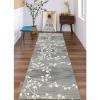 GRAPKS Runners Rug for Hallway Non-Slip, Modern Grey Carpet Corridor Kitchen Doorway Carpet Runner Mat Washable Bedroom Area Rug 60cm/70cm/80cm/100cm Wide (Size : 2.3 ft x 3.3 ft) view 4