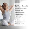 JIUMIWA Grounding Sheet Cali King Size with 15ft Cord, 90% Organic Cotton + 10% Silver Fiber, Conductive Earthing Bed Sheets for Better Sleep and Wellness (Gray, Cali King - 72"x84"x13") view 4