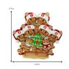 2024 Personalized Christmas Tree Ornament for Family - Nostalgic Gingerbread Family of 6 Ornament Customized Ornament-Keepsake for Family-Free Customization view 3