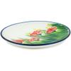 Polmedia Polish Pottery Dessert Plate UNIKAT - Spring Dream Pattern Handmade in Boleslawiec Poland + Certificate of Authenticity view 2