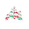 2024 Personalized Christmas Tree Ornament for Family - North Pole Snowman Family of 5 Ornament Customized Ornament-Keepsake for Family-Free Customization view 2