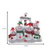 2024 Personalized Christmas Tree Ornament for Family - North Pole Snowman Family of 5 Ornament Customized Ornament-Keepsake for Family-Free Customization view 3