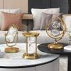 Jayiaine Hourglass Sand Timer 15/30/60 Minutes, Sand Clock Sand Watch Metal Rotating Sandglass Timer Sand Wedding Home Desk Office Classroom Decor,15min view 4