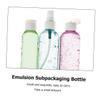 STOBAZA 12pcs Travel Lotion Bottle Dispenser Press Disc Caps Versatile Plastic Containers for Shampoo Skin Cleanser and Massage Oils White Random Cover view 3