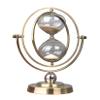 Jayiaine Hourglass Sand Timer 15/30/60 Minutes, Sand Clock Sand Watch Metal Rotating Sandglass Timer Sand Wedding Home Desk Office Classroom Decor,A 15min view 1