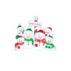 2024 Personalized Christmas Tree Ornament for Family - North Pole Snowman Family of 6 Ornament Customized Ornament-Keepsake for Family-Free Customization view 2