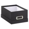Simply Tidy Photo Storage Box - Store and Protect Pictures, Documents, and Prints - Black, Bulk 12 Pack view 2