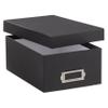 Simply Tidy Photo Storage Box - Store and Protect Pictures, Documents, and Prints - Black, Bulk 12 Pack view 3