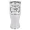 LaserGram 14oz Vacuum Insulated Pilsner Mug, Hecho en Michoacan, Personalized Engraving Included (White) view 1