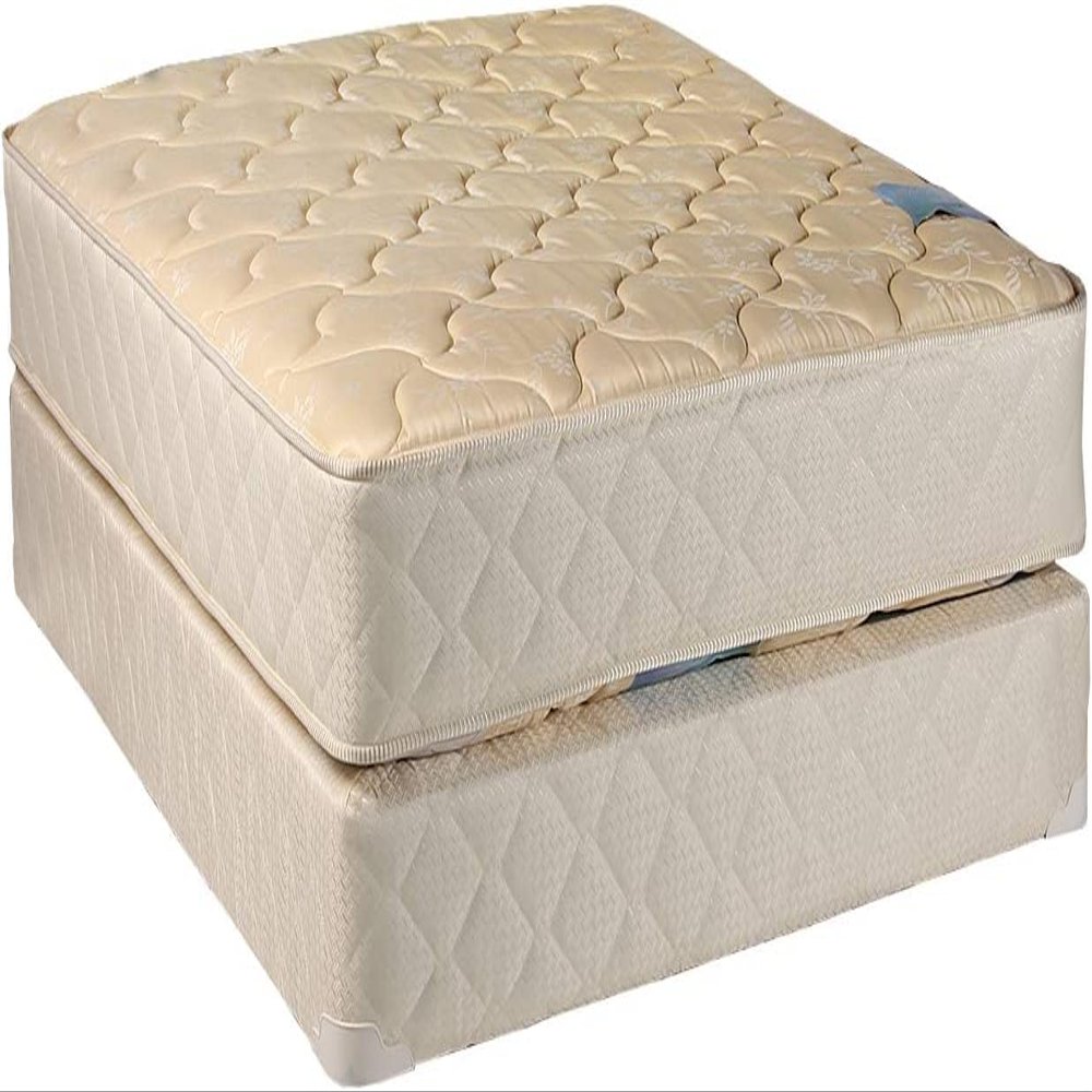 DS Solutions USA Chiro Premier Gentle Firm (Beige) Full Size Mattress and Box Spring Set