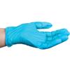 ForPro Professional Collection Disposable Nitrile Vinyl Blend Gloves, 4 Mil Extra Protection, Powder-Free, Latex-Free, Non-Sterile, Food Safe, Blue, Small, 100-Count view 4
