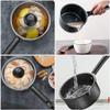 16cm Black Non-stick Stone Kitchen Accessory Induction Cooker Gas Stove Safe view 2