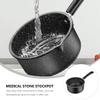 16cm Black Non-stick Stone Kitchen Accessory Induction Cooker Gas Stove Safe view 3