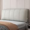 ZZYK Bedside Cushion Large Bed Backrest King Size Reading Pillow Support Upholstered Wedge Cushion Lumbar Pad for Home Bedroom Bench Double Queen Bed Pillow,C,No headboard 74.8"/190cm view 1
