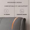 ZZYK Bedside Cushion Large Bed Backrest King Size Reading Pillow Support Upholstered Wedge Cushion Lumbar Pad for Home Bedroom Bench Double Queen Bed Pillow,C,No headboard 74.8"/190cm view 3