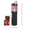 Primode Wrapping Paper Storage Bag | Wrapping Paper Organizer Under Bed for Storing Multiple Rolls of Gift Wrap, 42 Length Container Constructed of Durable 600D Oxford Material (Black) view 2