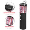 Primode Wrapping Paper Storage Bag | Wrapping Paper Organizer Under Bed for Storing Multiple Rolls of Gift Wrap, 42 Length Container Constructed of Durable 600D Oxford Material (Black) view 3