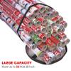 Primode Wrapping Paper Storage Bag, Gift Wrap Organizer, Fits 40 Inch Long Rolls, Hold Up to 24 Rolls, Heavy Duty Clear PVC Bag with Top and Side Handles (Black) view 2