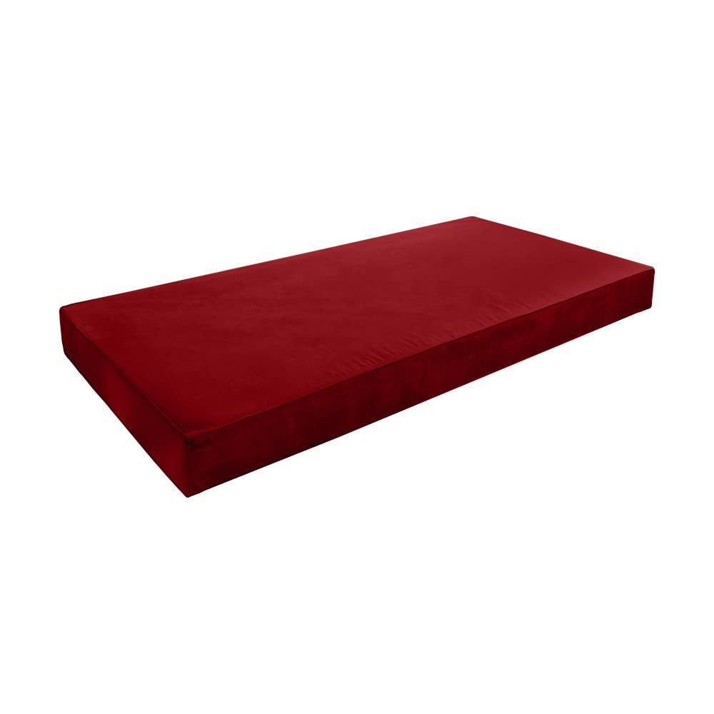 Cover ONLY Twin Same Pipe Velvet Indoor Daybed Mattress Sheet 75"x39"x8"-AD369
