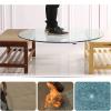 V3VOGUE Round Glass Table Tops 14in 30in 40in - Clear Table Cover Protector Round for Dining Table - Tempered Glass Flat and Smooth Surface Easy to Clean, High Load Capacity view 2