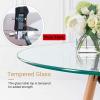 V3VOGUE Round Glass Table Tops 14in 30in 40in - Clear Table Cover Protector Round for Dining Table - Tempered Glass Flat and Smooth Surface Easy to Clean, High Load Capacity view 4