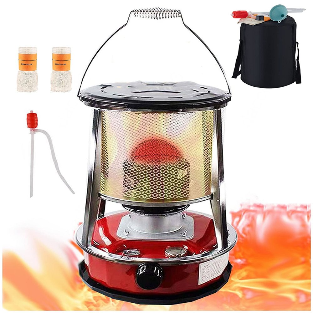 Universal Kerosene Stove Heaters, Portable Kerosene Stoves for Indoor, Kerosene Heaters, Kerosene Stove Burners for Outdoor, Patio, Deck,4.6Lred