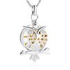 SHEIL Pet Ashes Jewelry Memorial Owl Pendant Cremation Jewelry Urn Necklace for Ashes Pet Memorial Ashe Necklace,1 view 1