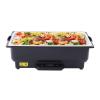 Fetcoi Electric Chafing Dish, Temperature Control, Chafer Cover Buffet Warmers Chaffing Server Set Chafer for Catering, Parties, Buffets, 9L/ 9QT Capacity view 1