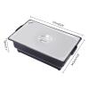 Fetcoi Electric Chafing Dish, Temperature Control, Chafer Cover Buffet Warmers Chaffing Server Set Chafer for Catering, Parties, Buffets, 9L/ 9QT Capacity view 3
