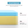 PayLessHere 8 Inch Queen Gel Memory Foam Mattress Fiberglass Free/CertiPUR-US Certified/Bed-in-a-Box/Cool Sleep & Comfy Support view 3