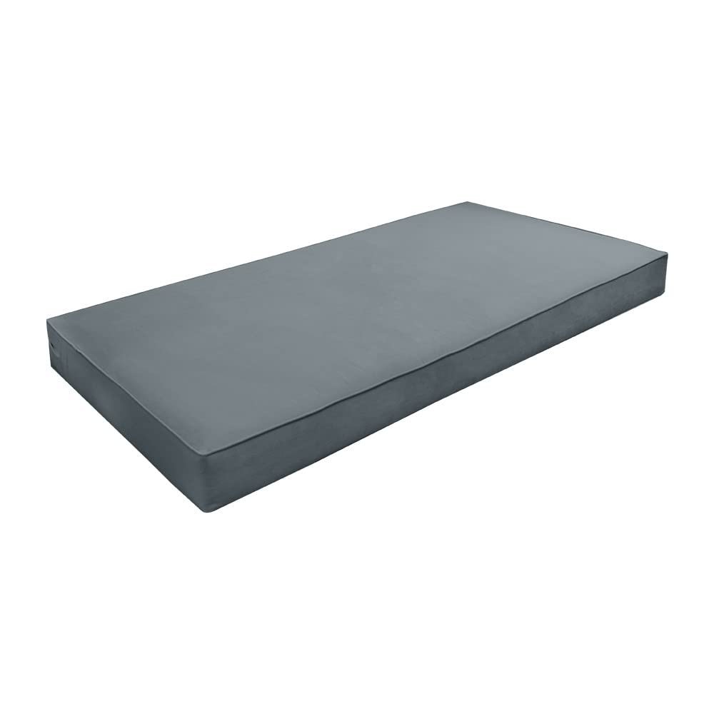 Cover ONLY Twin Same Pipe Velvet Indoor Daybed Mattress Sheet 75"x39"x8"-AD347