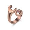 SHEIL Cremation Jewelry Cremation Ring for Ashes Keepsake Stainless Steel Wrench Memorial Finger Ring for Ashes for Men,4,6 view 1