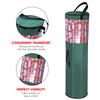 Primode Wrapping Paper Storage Bag | Wrapping Paper Organizer Under Bed for Storing Multiple Rolls of Gift Wrap, 42 Length Container Constructed of Durable 600D Oxford Material (Green) view 4