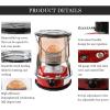 Portable Kerosene Stove Heater, Kerosene Stov Burner, Camping Oil Paraffin Heater, Indoor Kerosene Heater Without Electricity,4.6Lred view 3