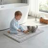 GRANNY SAYS Gray Bathroom Rugs, Bath Mats for Bathroom Non-Slip, Super Soft and Water Absorbent, Microfiber Bath Rugs, Machine Wash Dry, Bath Rugs for Floor, Tub and Shower, 16" x 24" view 3