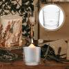 FOMIYES Table Decor Glass Candle Stands Set for Pillar Banquet Dinner Tea Light Holders view 3
