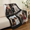 Custom Blanket with Photo Text Customized Picture Blanket Personalized Throw Blanket for Baby Mother Father Adult Friends Lovers Pets Personalized Gift Flannel Blanket Birthday Christmas 4 Picture view 2