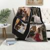 Custom Blanket with Photo Text Customized Picture Blanket Personalized Throw Blanket for Baby Mother Father Adult Friends Lovers Pets Personalized Gift Flannel Blanket Birthday Christmas 4 Picture view 4