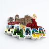 3D Malaga Spain Fridge Magnet Souvenir Gift,Resin Handmade Malaga Refrigerator Magnet Home & Kitchen Decoration Collection view 2