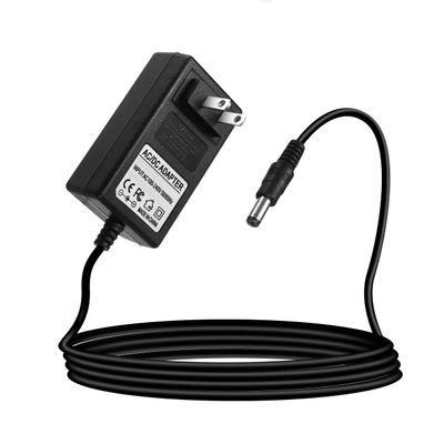 Pepayilo Bissell 2837 Charger Replacement, Compatible with Bissell 2842 2846 28378 2877 2837 Pet Stain Eraser, 5.9ft/1.8M Black Male-to-Female Power Cord, AC Adapter, One Year Warranty