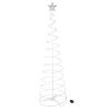 6FT Spiral Christmas Tree Outdoor Halloween Christmas Decorations; 182 pcs RGB LEDs Lighted Artificial Tree Decor for Yard Porch Indoor Outside view 1