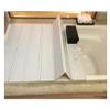 Bathtub Trays 75cm Wide Bathtub Lid, Folding Bathtub Insulation Board, Dustproof and Waterproof PVC Bathtub Cover, Easy to Clean (Size : 75x118x1.1cm) view 1