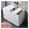 Bathtub Trays Foldable Bathtub Cover, Bathroom Tray Shelf is 66cm Wide, Bathtub Dustproof and Waterproof Insulation Board, No Punching (Size : 66x59x1.1cm) view 1