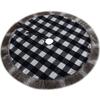 LJFMDLN Christmas Tree Skirt 36/50inch Black White Checkered Cloth Tree Skirt for Merry Christmas Party Christmas Ornaments (Color : 127cm) view 2