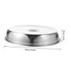 GANAZONO Protective Food Covers Stainless Steel Steak Lid Dish Cover Oil-Resistant 24cm for Home Hotel Restaurant view 2