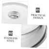 GANAZONO Protective Food Covers Stainless Steel Steak Lid Dish Cover Oil-Resistant 24cm for Home Hotel Restaurant view 3